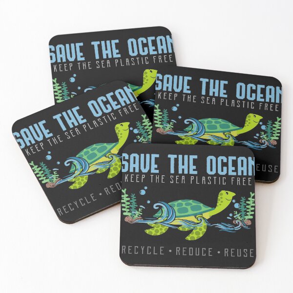 Item preview, Plastic Free To Save The Ocean Gift Design Idea design designed and sold by Lisbob.