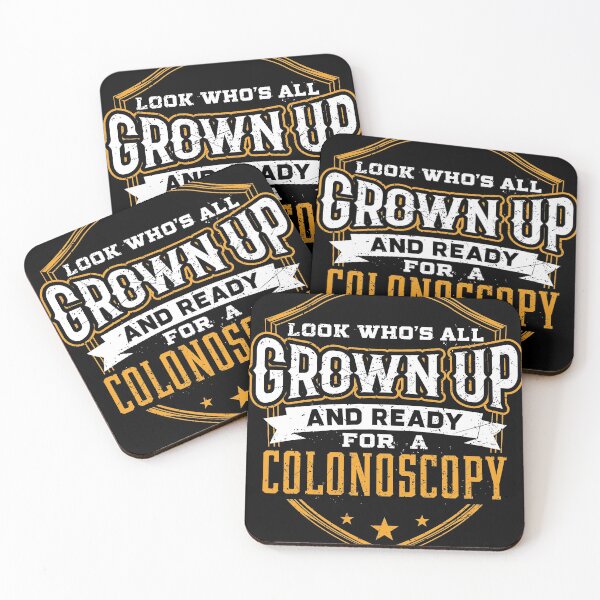 Item preview, All Grown Up | For Colonoscopy Funny 50th Gift Tee print designed and sold by Lisbob.