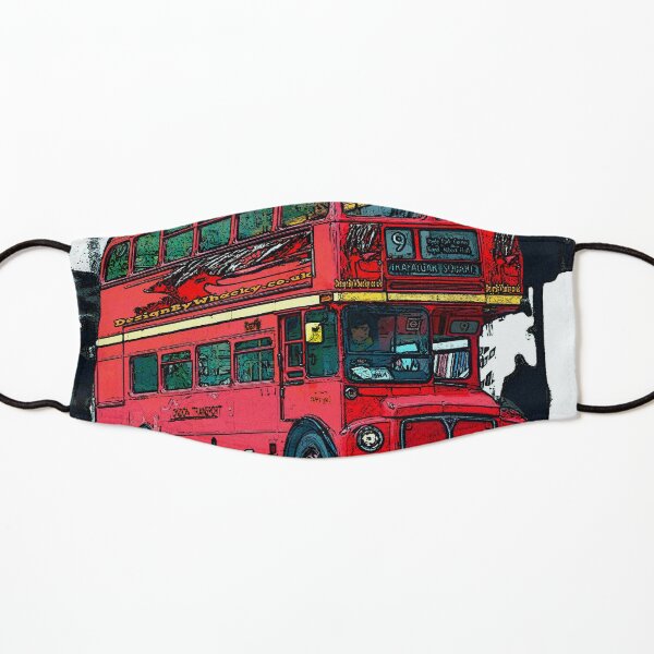 London Bus bywhacky Kids Mask