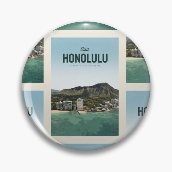 Item preview, Visit Honolulu designed and sold by Mercury Club.