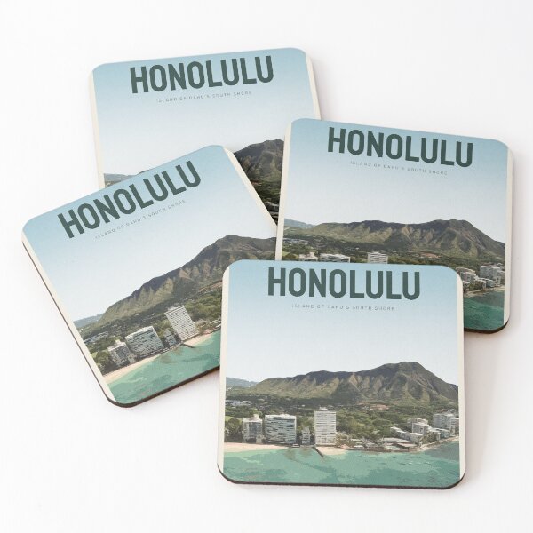Item preview, Visit Honolulu designed and sold by Mercury Club.