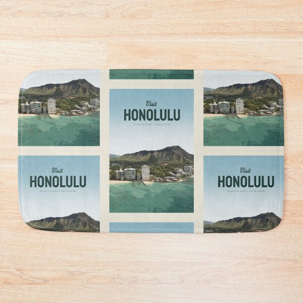 Item preview, Visit Honolulu designed and sold by Mercury Club.