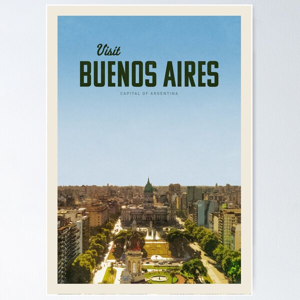 Item preview, Visit Buenos Aires designed and sold by Callum Gardiner.