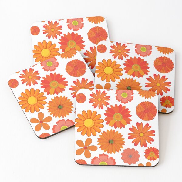 Item preview, Lots of Orange Flowers! Gorgeous! designed and sold by Pinnypin.