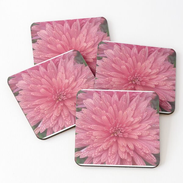 Item preview, Floral print with dew drops designed and sold by Sonia dutta_art.