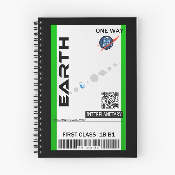 Item preview, Earth space ticket designed and sold by jc007.