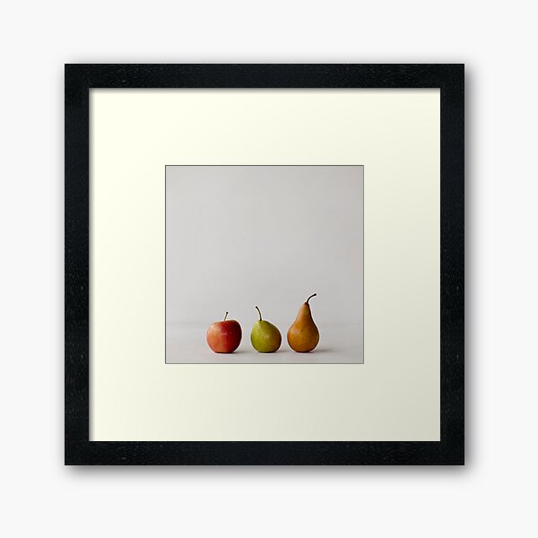 Apple and Pears Framed Art Print