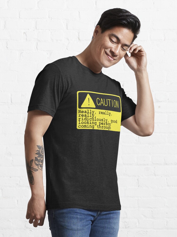 caution tape shirt