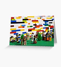 Outside The Wall Greeting Card