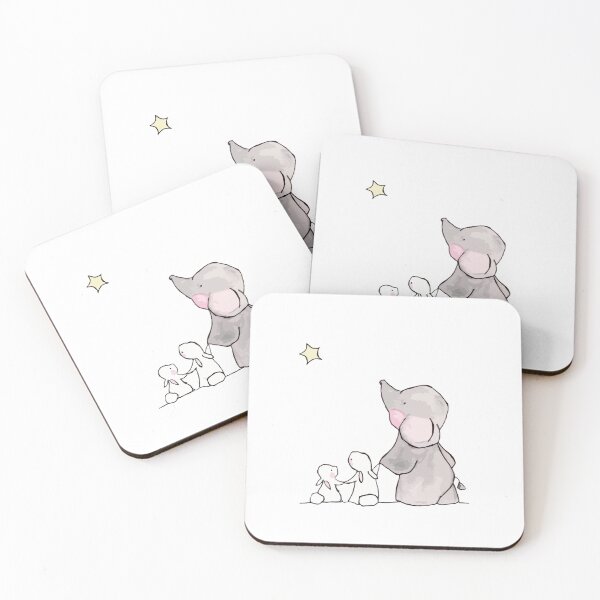 Item preview, Elephant and a rabbit designed and sold by Jo-2020.
