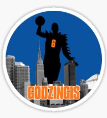 Godzingis- Blue Sticker