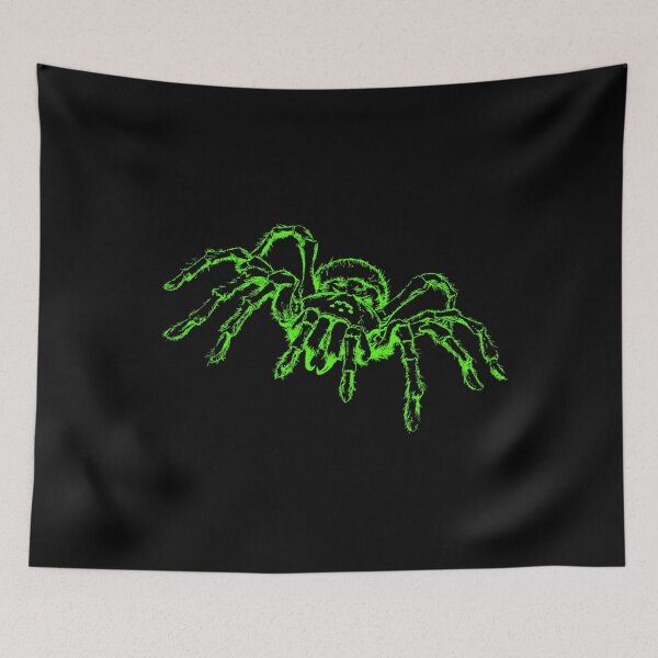 Item preview, Spider - Neon Green Spider Tarantula - Black designed and sold by Thordur Sturluson.