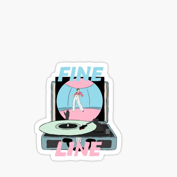fine ligne Sticker