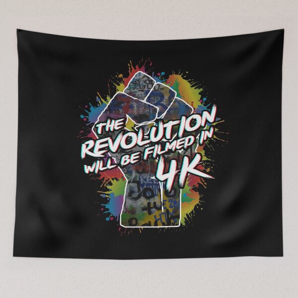 Item preview, The Revolution Will Be Filmed in 4k designed and sold by ROBO MEGA.