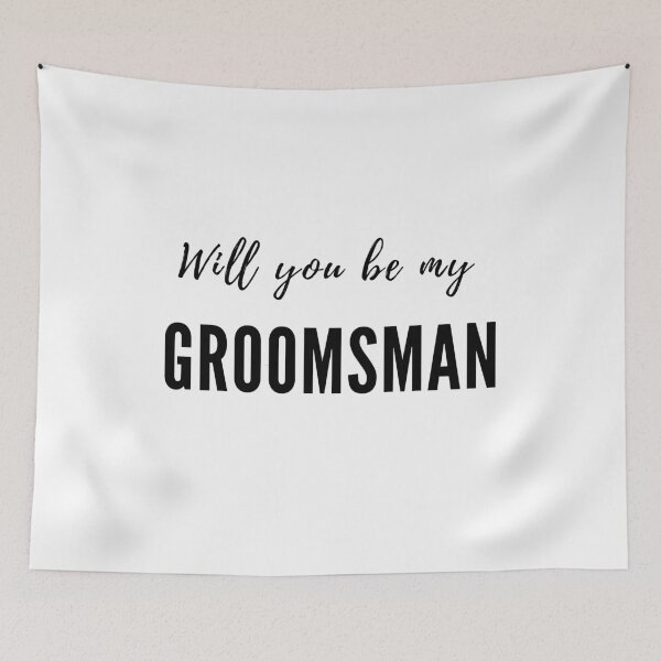 Item preview, Will you be my Groomsman designed and sold by Red-Arrow.