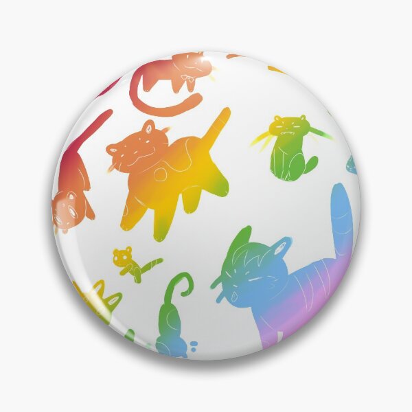Item preview, Pride Rainbow Kitty Doodles! designed and sold by AbbiLynnx.