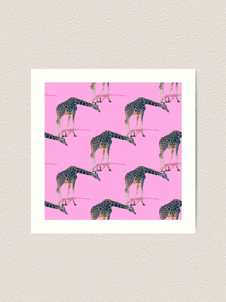 Alternate view of Giraffe Party Art Print