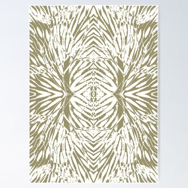 Item preview, Flow of Nature Khaki Cream reverse designed and sold by NadineLeemeijer.