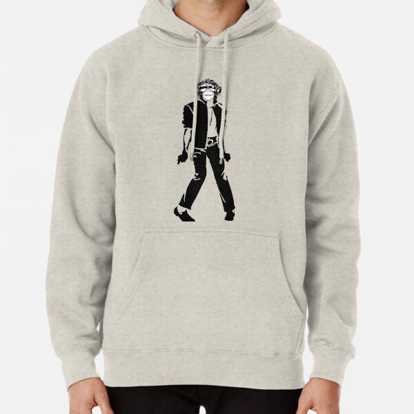 Michael Jackson Bubbles the Monkey Pullover Hoodie