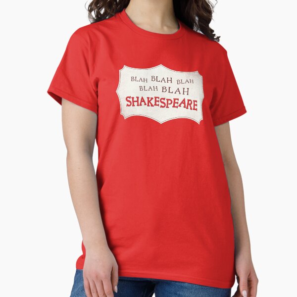 Artikel-Vorschau von Blah Blah Blah Shakespeare - Etwas Faules!, designt und verkauft von reDesign Broadway.