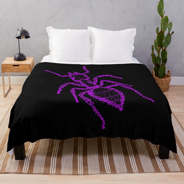 Item preview, Ants in Neon Purple Insect Gift  -Black and Dark designed and sold by Thordur Sturluson.