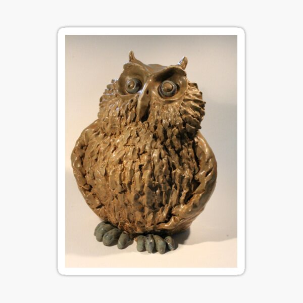 Item preview, Stoneware Owl designed and sold by cuprum.