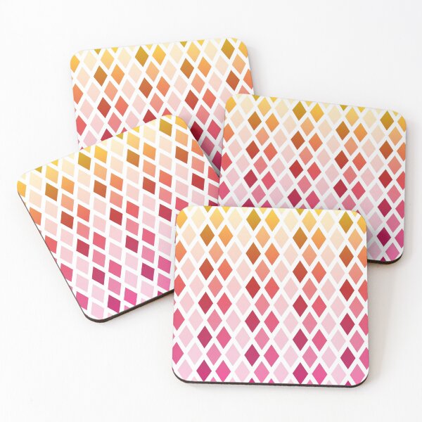 Item preview, From yellow to pink - diamond pattern designed and sold by Jelisandie.