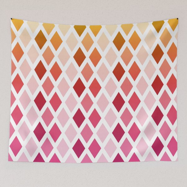 Item preview, From yellow to pink - diamond pattern designed and sold by Jelisandie.