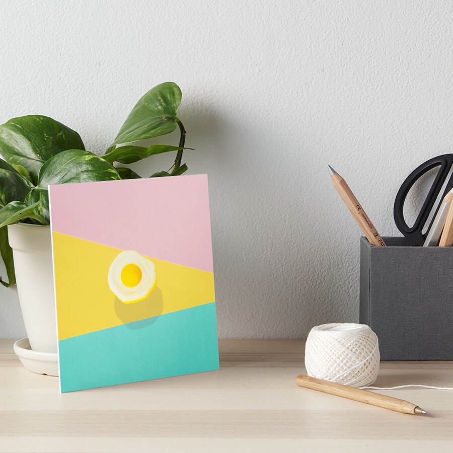 Scrambled egg Art Board Print