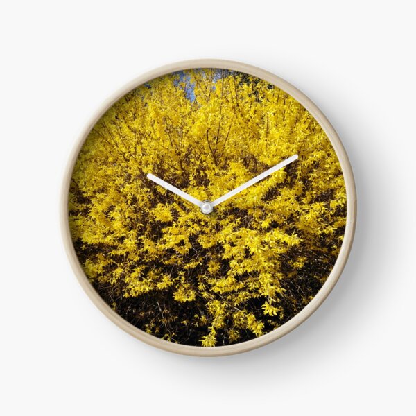 Yellow Bush Clock