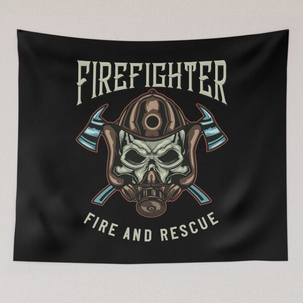 Item preview, Fire And Rescue Firefighter designed and sold by Vector Scout Lab.