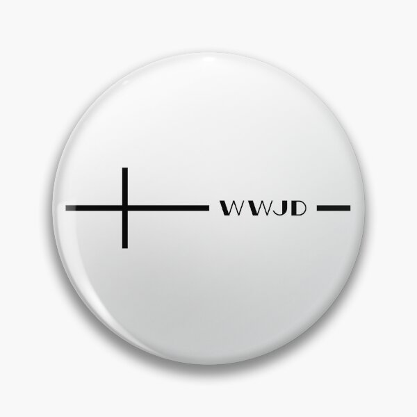 Artikelvorschau, WWJD Kreuz entworfen und verkauft von themoodydecor.
