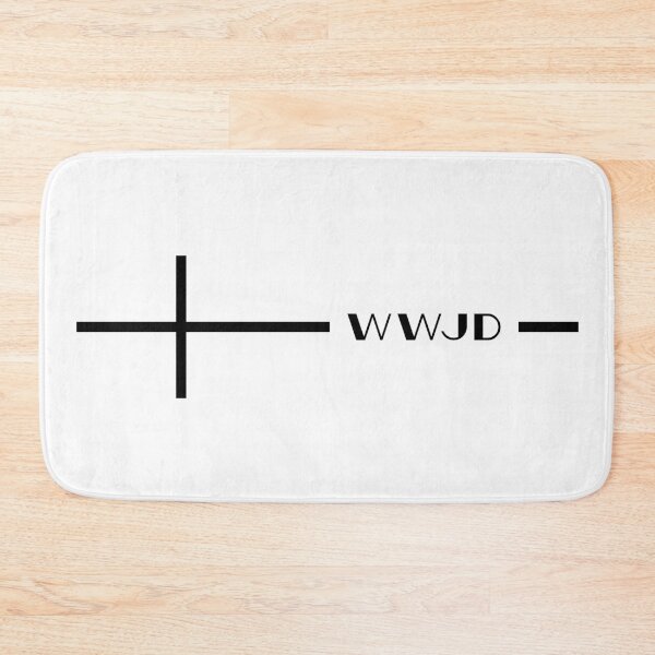 Item preview, WWJD Cross designed and sold by themoodydecor.