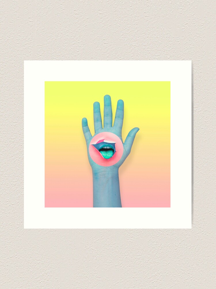 Alternate view of Mouth in the hand Art Print
