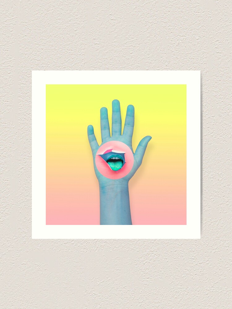 Alternate view of Mouth in the hand Art Print