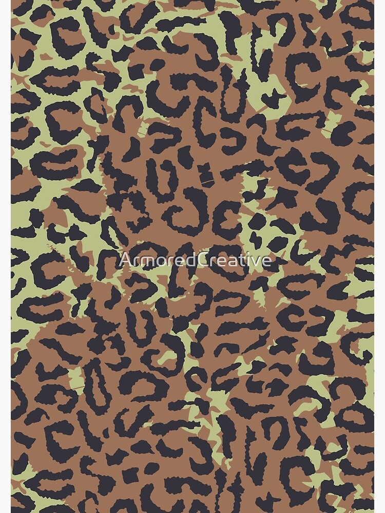 Leopard Camo Spiral Notebook for Sale by ArmoredCreative