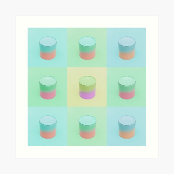 Soup cans Art Print