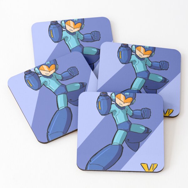 Artikelvorschau, Megaman Cartoon Malerei entworfen und verkauft von Ekira Pop Pixel.
