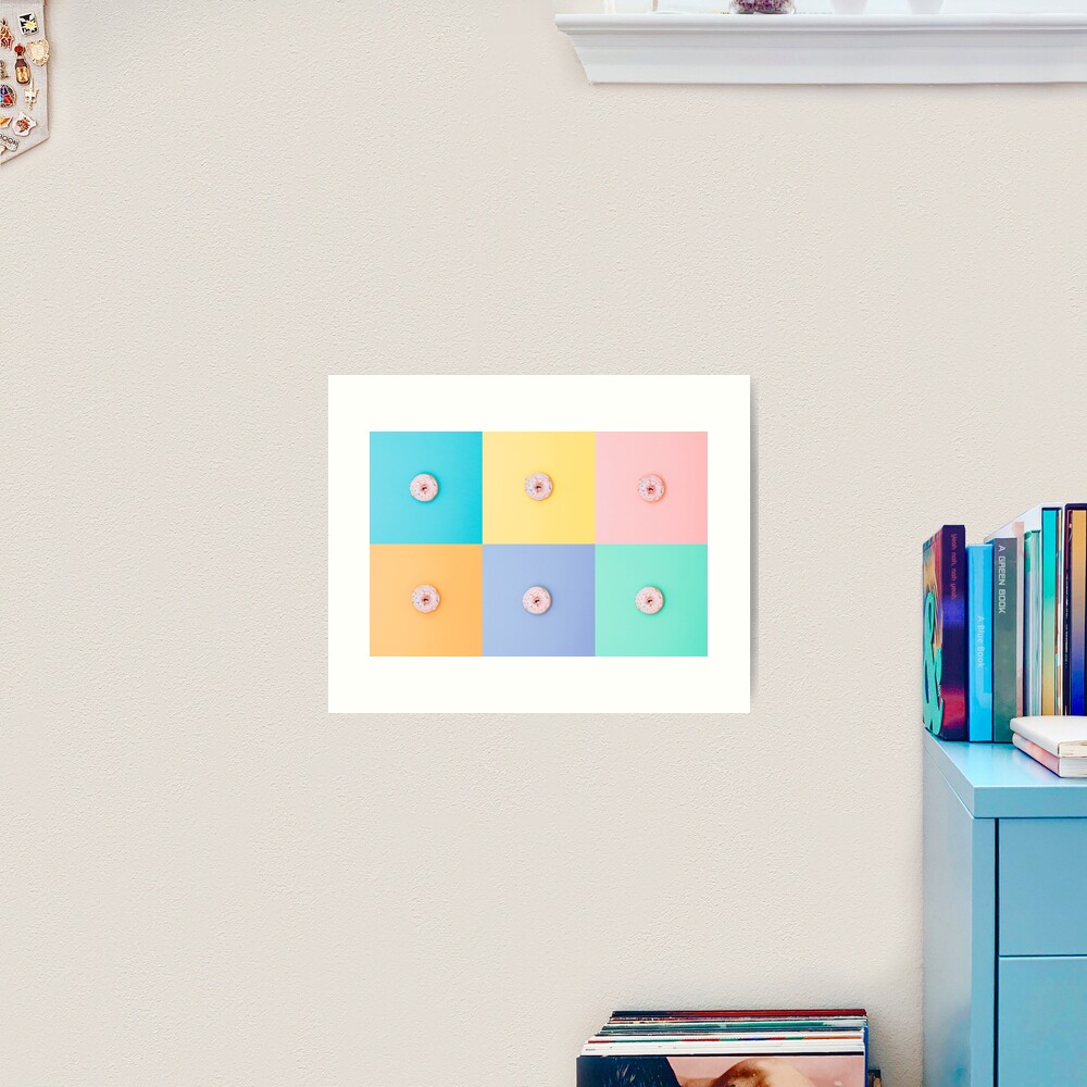 Pop Art Donuts Art Print