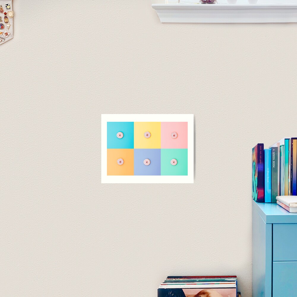 Pop Art Donuts Art Print