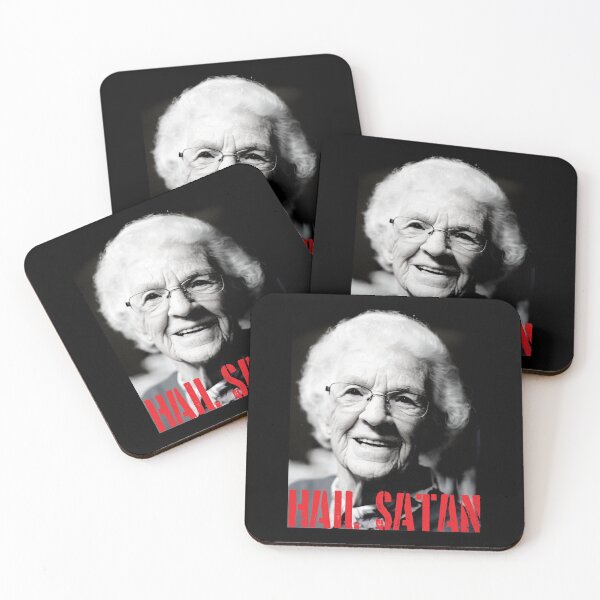 Item preview, Hail Satan Granny designed and sold by artpirate.