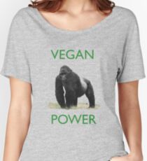 VEGAN POWER Women's Relaxed Fit T-Shirt