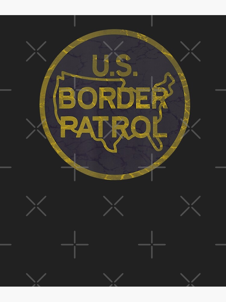 US BORDER PATROL LOGO Metal Print For Sale By EdmundoAguiar Redbubble   Flat,750x,075,f Pad,750x1000,f8f8f8.u1 