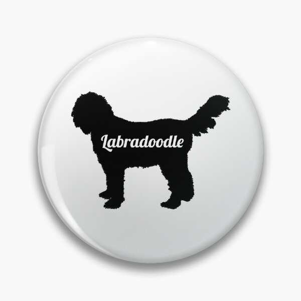 Artikelvorschau, Silhouette eines Labradoodle-Hemdes entworfen und verkauft von dooodles.