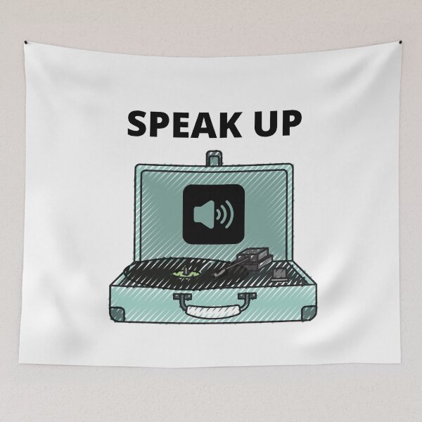Item preview, Speak Up  designed and sold by ItsNikkiArts.