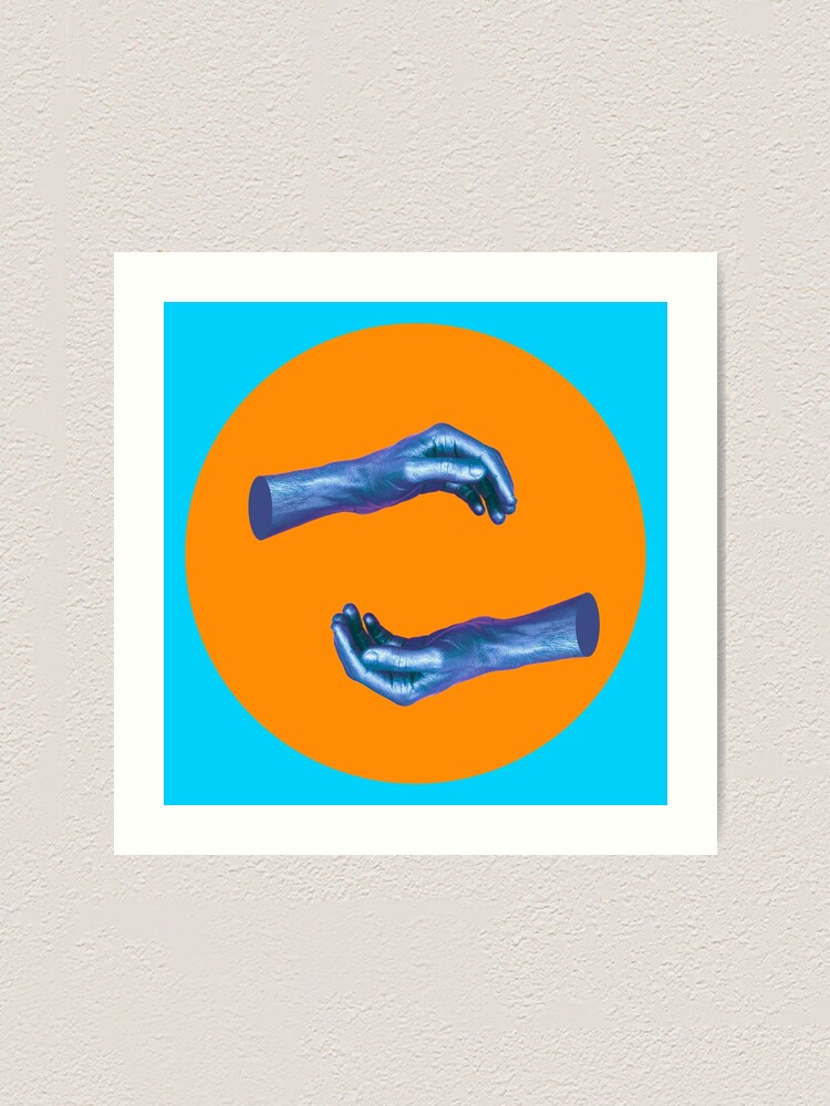 Alternate view of Surreal Hands Art Print