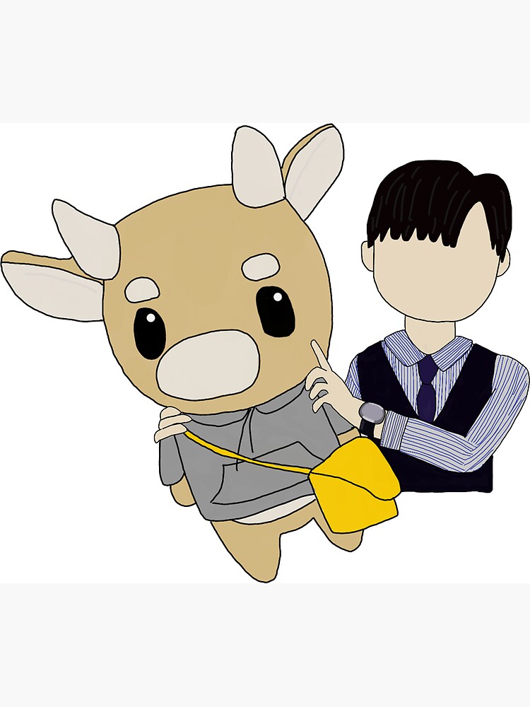 You Ve Worked Well Cow With Lee Young Joon From What S Wrong With Secretary Kim Magnet By Julianablas Redbubble