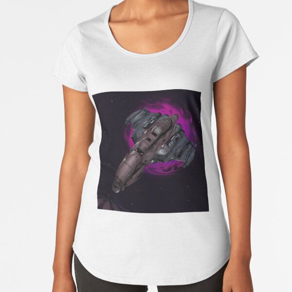 Space, wormholed Premium Scoop T-Shirt
