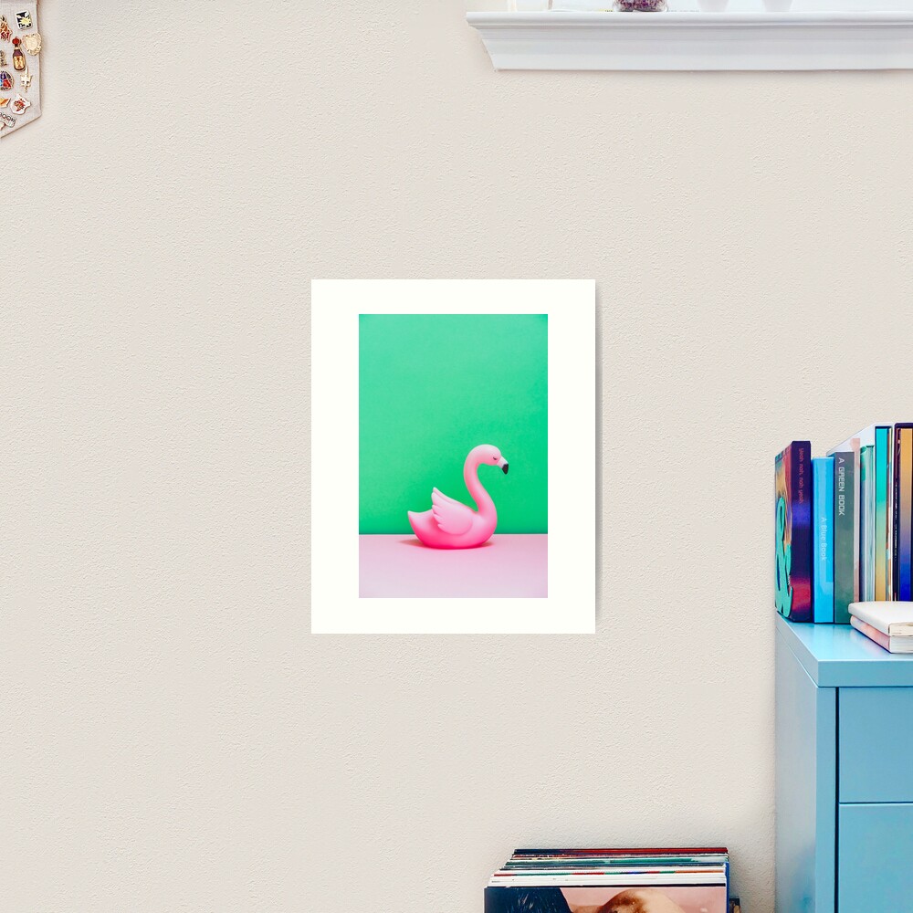 Pink Flamingo Art Print
