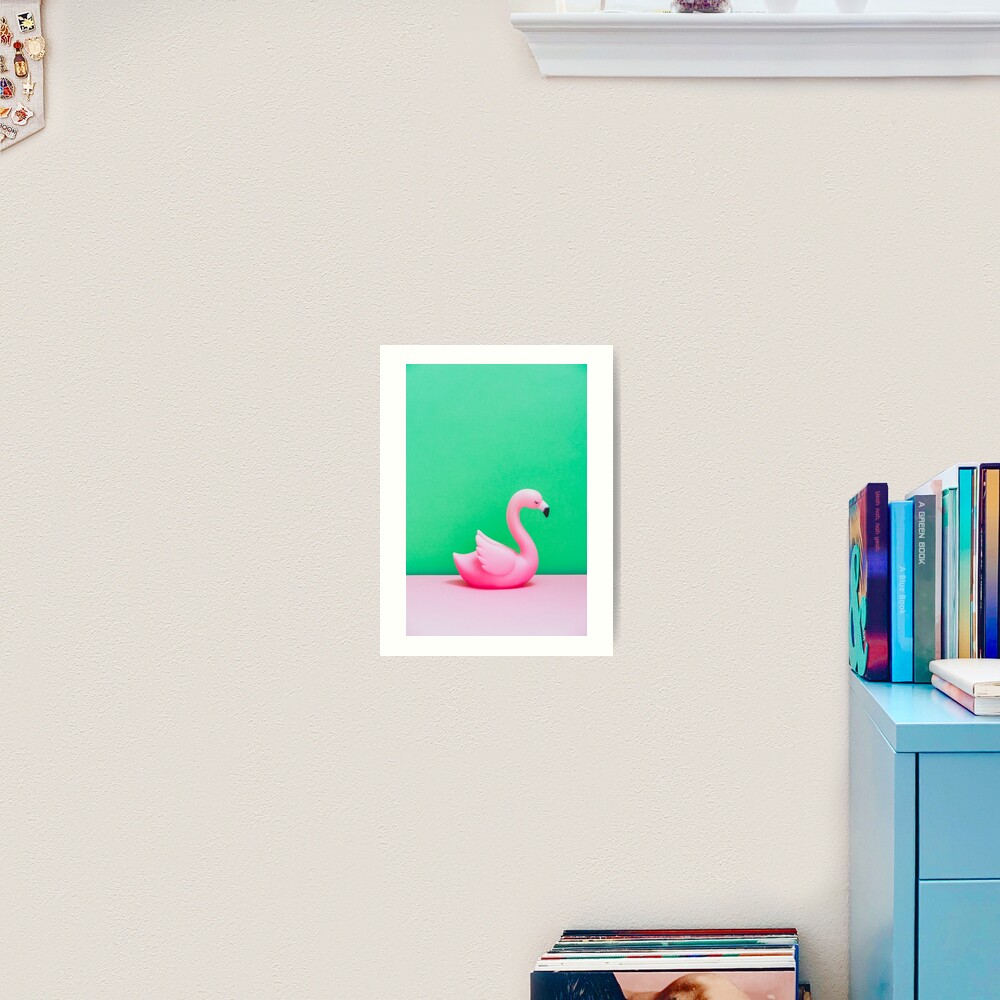 Pink Flamingo Art Print